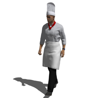 工作状态精细人物模型 (2)